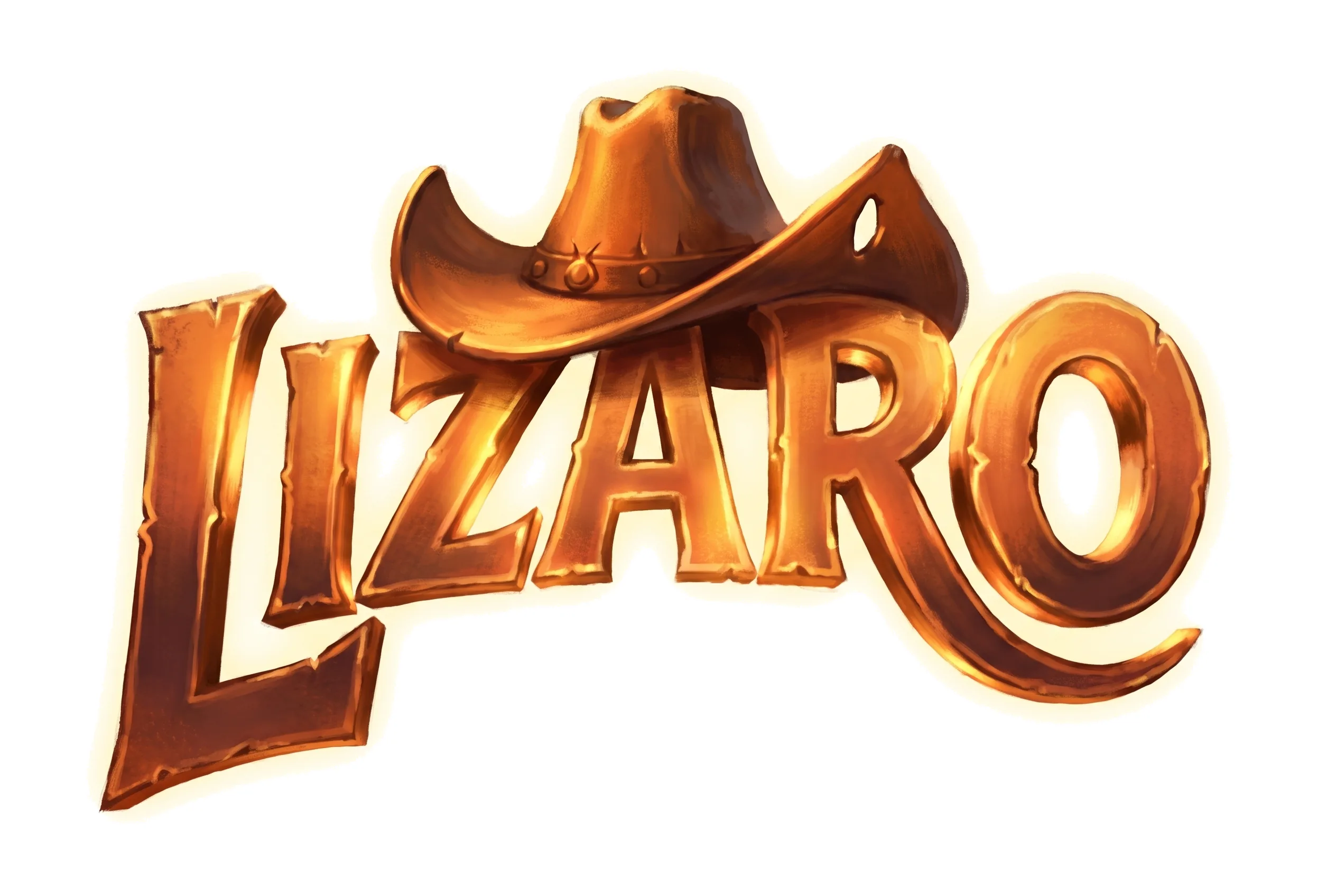 Lizaro mit goldenem Schriftzug und Cowboyhut